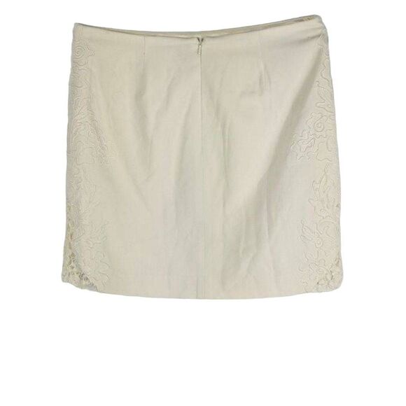 Cache Mini Skirt 6 Lace Embroidered White - Picture 5 of 12